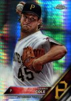 2016 Topps Chrome #11 Gerrit Cole Prism Refractor Baseball Card