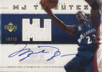 2001 Upper Deck MJ Tributes Portrait of a Champion  #PCJ4 Michael Jordan Basketball Card