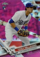 2017 Topps Chrome #79 Cody Bellinger Pink Refractor Baseball Card