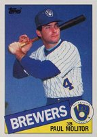 1985 Topps #522 Paul Molitor Baseball Card