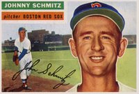 1956 Topps #298 Johnny Schmitz Baseball Card