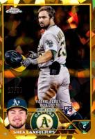 2023 Topps Chrome Update Sapphire Edition #148 Shea Langeliers Gold Baseball Card