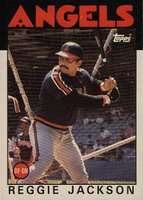 1986 Topps #700 Reggie Jackson Baseball Card