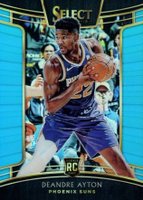 2018 Panini Select #2 DeAndre Ayton Light Blue Prizm Basketball Card