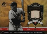 2006 SP Legendary Cuts Baseball Chronology Material #BC-TW Ted Williams Baseball Card