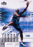 2002 Ultimate Collection Buyback #1 Michael Jordan '01 UD Flight TM.-Auto. Basketball Card