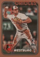 2024 Topps #66 Jordan Westburg Gold Baseball Card