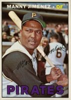 1967 Topps #586 Manny Jimenez Baseball Card
