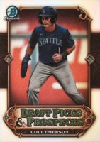 2023 Bowman Draft Draft Picks & Prospects #DPP17 Colt Emerson Refractor Baseball Card