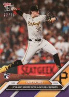 2024 Topps Now #491 Paul Skenes Purple Baseball Card