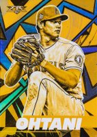 2021 Topps Fire #26 Shohei Ohtani Gold Minted Baseball Card