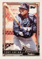 1992 Topps Gold #270 Tony Gwynn Winner Baseball Card