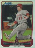 2012 Bowman Chrome #157 Mike Trout Refractor Baseball Card