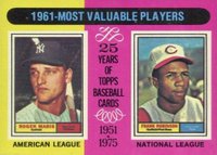 1975 Topps #199 1961 MVP's Baseball Card