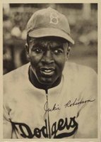 1947 Brooklyn Dodgers Picture Pack # Jackie Robinson Baseball Card