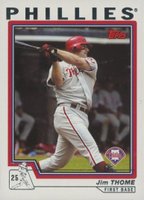 2004 Topps  #1 Jim Thome Baseball Card