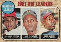 1968 O-Pee-Chee #3 N.L. RBI Leaders Baseball Card