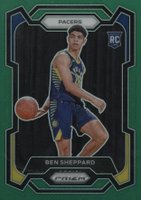 2023 Panini Prizm #172 Ben Sheppard Green Basketball Card