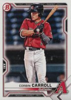 2021 Bowman Paper Prospects #BP142 Corbin Carroll Baseball Card