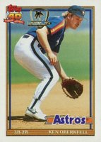 1991 Topps Desert Shield #286 Ken Oberkfell Baseball Card