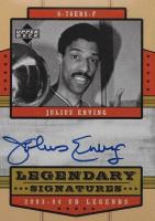 2003 Upper Deck Legends Legendary Signatures #LS-JE Julius Erving Basketball Card