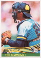 1984 Donruss #473 Ted Simmons Baseball Card
