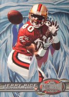 1997 Metal Universe #84 Jerry Rice Football Card