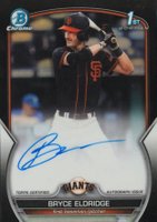 2023 Bowman Draft Chrome Prospect Autograph #CDABE Bryce Eldridge Black Baseball Card