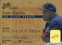 1995 Studio #25 Tony Gwynn Gold Baseball Card