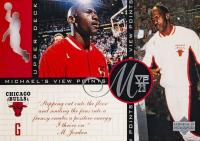 1996 Upper Deck Jordan's Viewpoints #VP2 MJ on Enter Arena Basketball Card