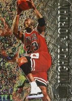 1996 Metal #11 Michael Jordan Basketball Card