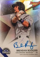 2015 Bowman's Best Best of 2015 Autographs #BR Brendan Rodgers Refractor Baseball Card