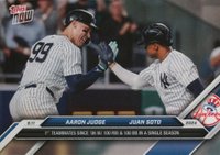 2024 Topps Now #681 Aaron Judge/Juan Soto Baseball Card