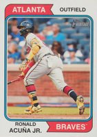 2023 Topps Heritage #183 Ronald Acuna Jr. Baseball Card