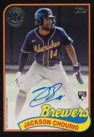 2024 Topps 1989 Topps Baseball Autographs #89BAJC Jackson Chourio Series 2-Black Baseball Card