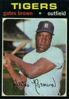 1971 Topps #503 Gates Brown Baseball Card