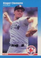 1987 Fleer #32 Roger Clemens Baseball Card