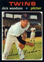 1971 Topps #586 Dick Woodson Baseball Card