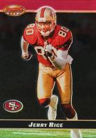 2000 Bowman's Best #12 Jerry Rice Acetate Parallel Football Card