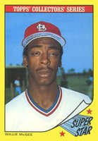 1986 Woolworth #21 Willie McGee Baseball Card