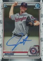 2020 Bowman Chrome Prospect Autographs #CPAJR Jackson Rutledge Baseball Card