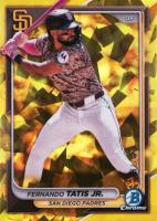 2024 Bowman Chrome Sapphire Edition #92 Fernando Tatis Jr. Yellow Baseball Card