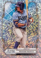 2019 Bowman Sterling #BPR31 Wander Franco Speckle Refractor Baseball Card