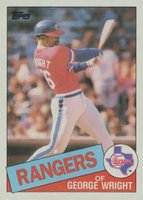 1985 Topps #443 George Wright Baseball Card