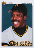 1992 Upper Deck #134 Barry Bonds Gold Hologram Baseball Card