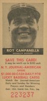 1954 N.Y. Journal-American # Roy Campanella Baseball Card