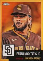 2022 Topps Chrome Platinum Anniversary #100 Fernando Tatis Jr. Gold Refractor Baseball Card