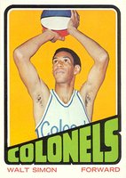 1972 Topps #224 Walt Simon Basketball Card