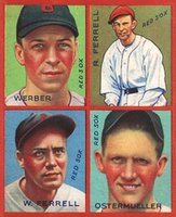 1935 Goudey 4-in-1 # Ferrell/Ferrell/Ostermueller/Werber Baseball Card