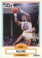 1990 Fleer #188 Karl Malone Basketball Card